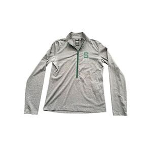 Victoria’s Secret pink Michigan state quarter zip pullover shirt